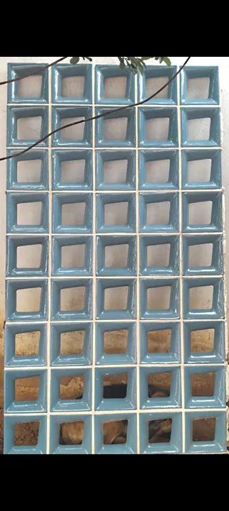 Blocos de vidro decorativos