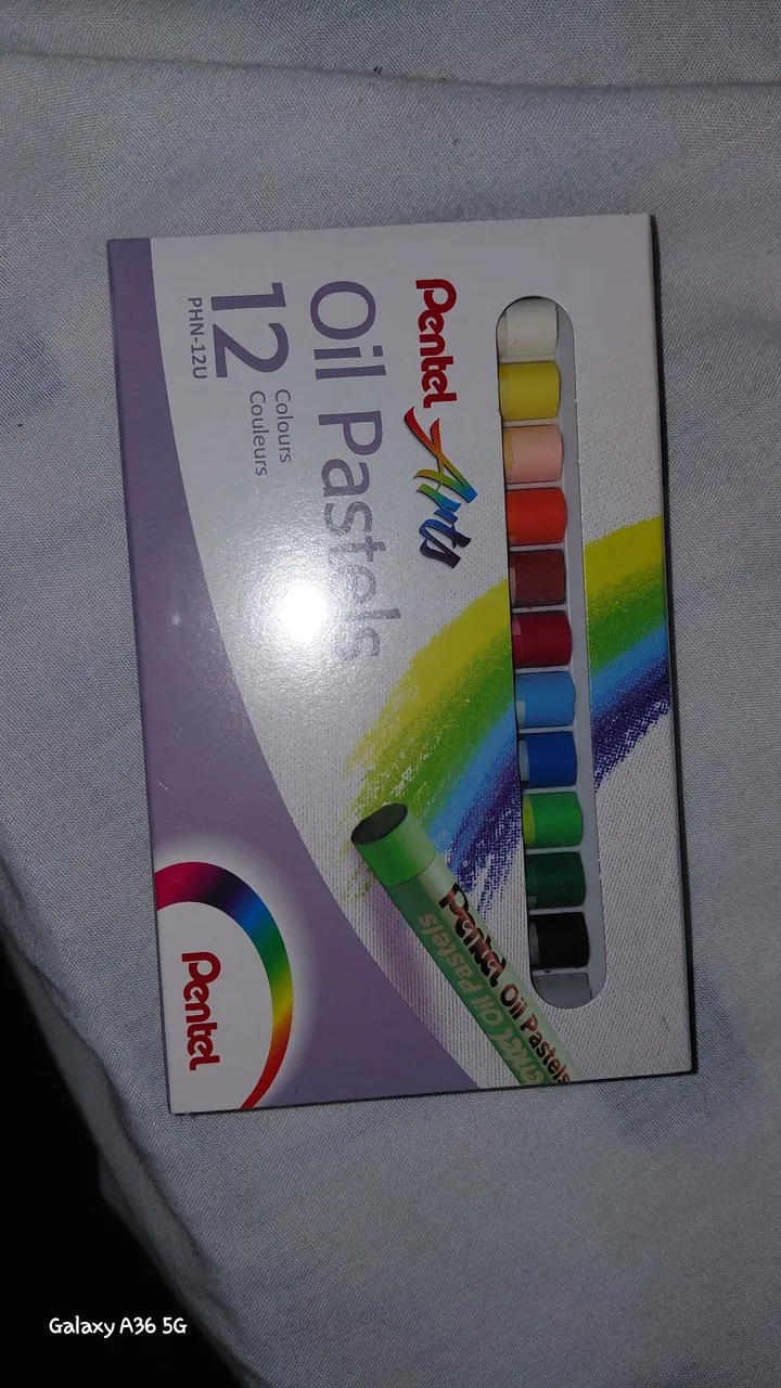 Kit de Giz Pastel Oleoso Pentel Arts com 12 Cores