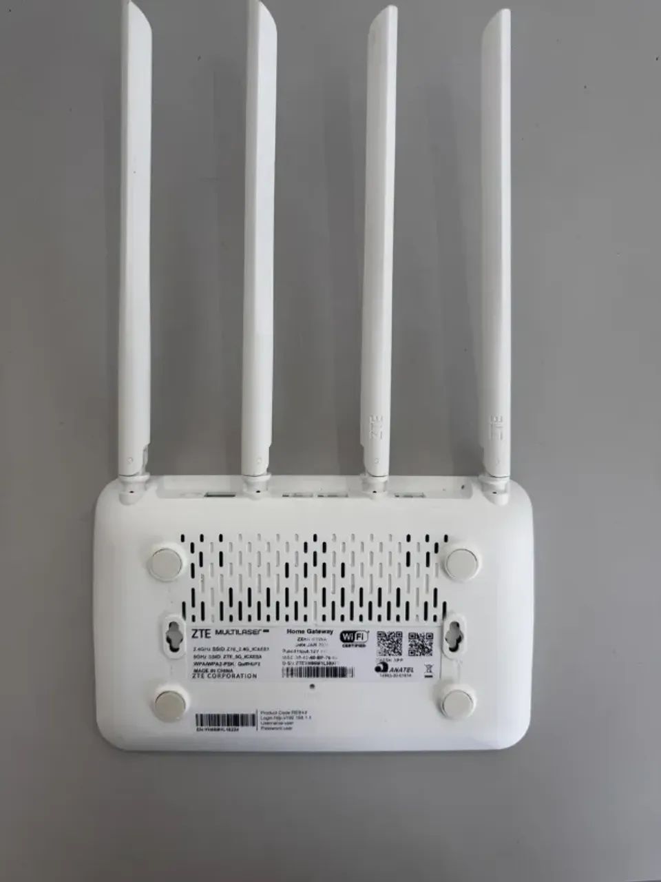 Roteador Zte Home Zxhn H199a Dual Band 2.4ghz 5ghz Branco - Foto 2