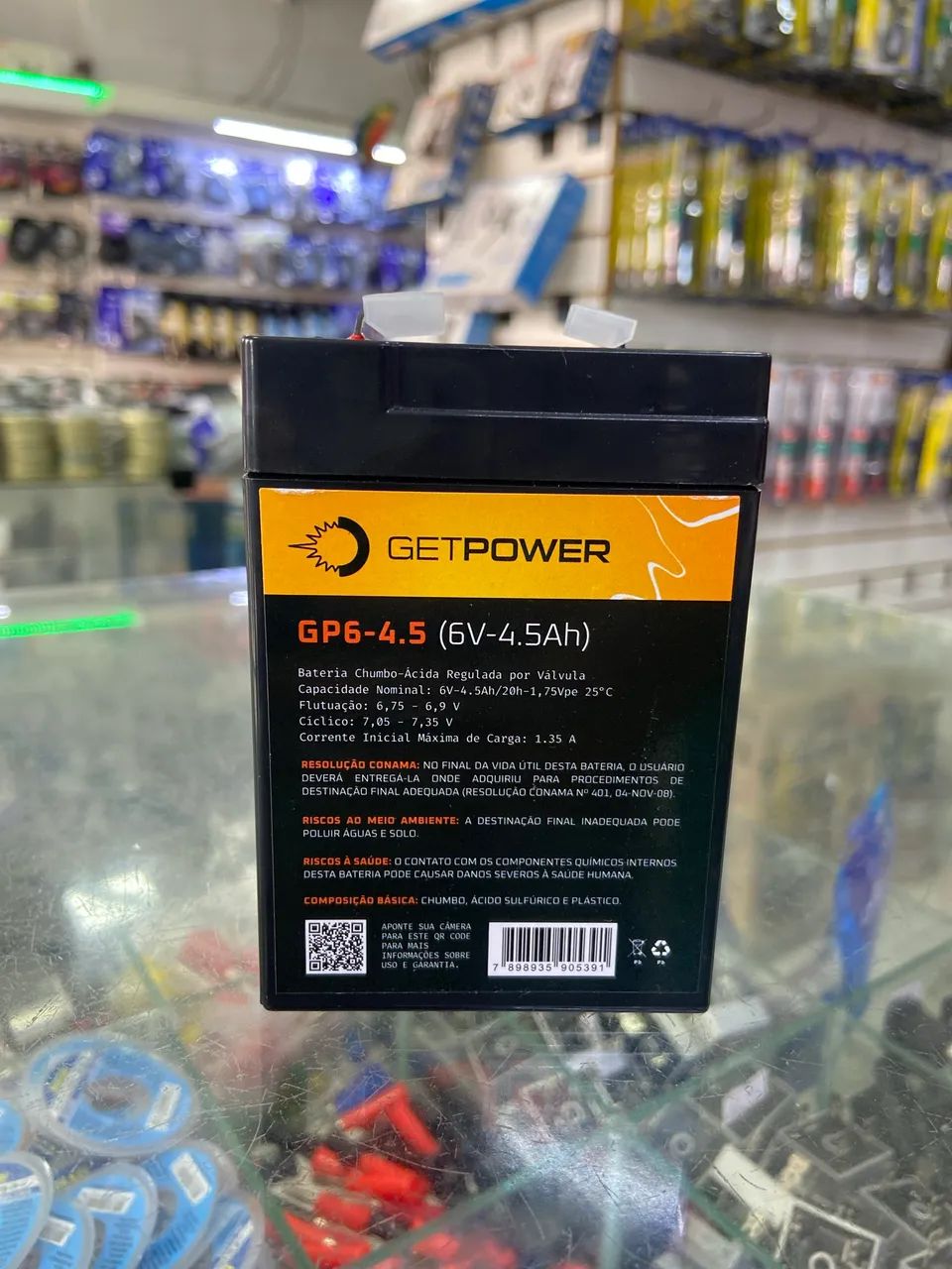 Bateria Getpower 6V 4,5A