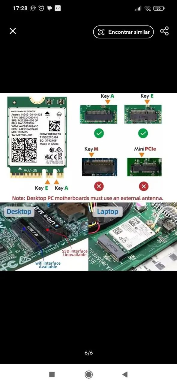 RTL8822CE Wi-Fi and Bluetooth Network Card64739263016963121