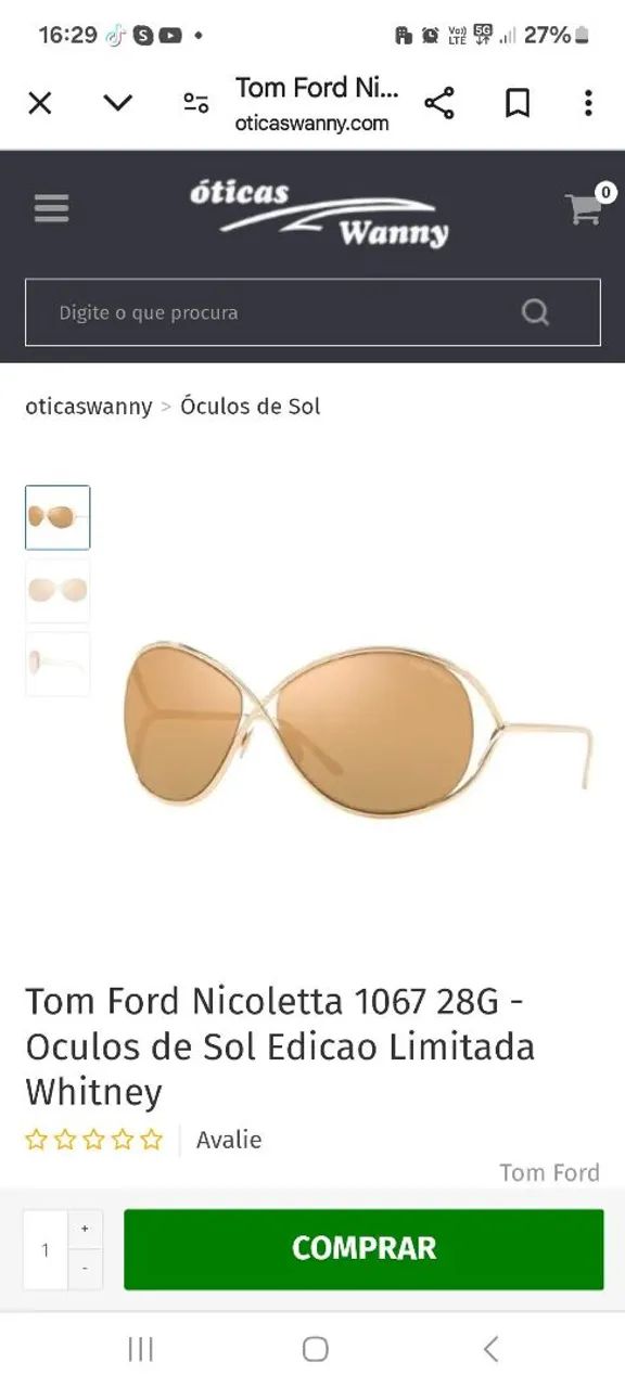Oculos de Sol Ton Ford - Foto 4