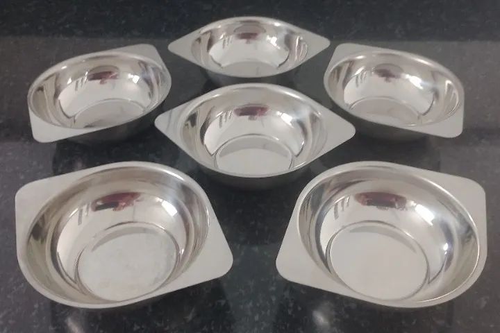 18 unidades de taças para sobremesa de alumínio (3 modelos) - Foto 5