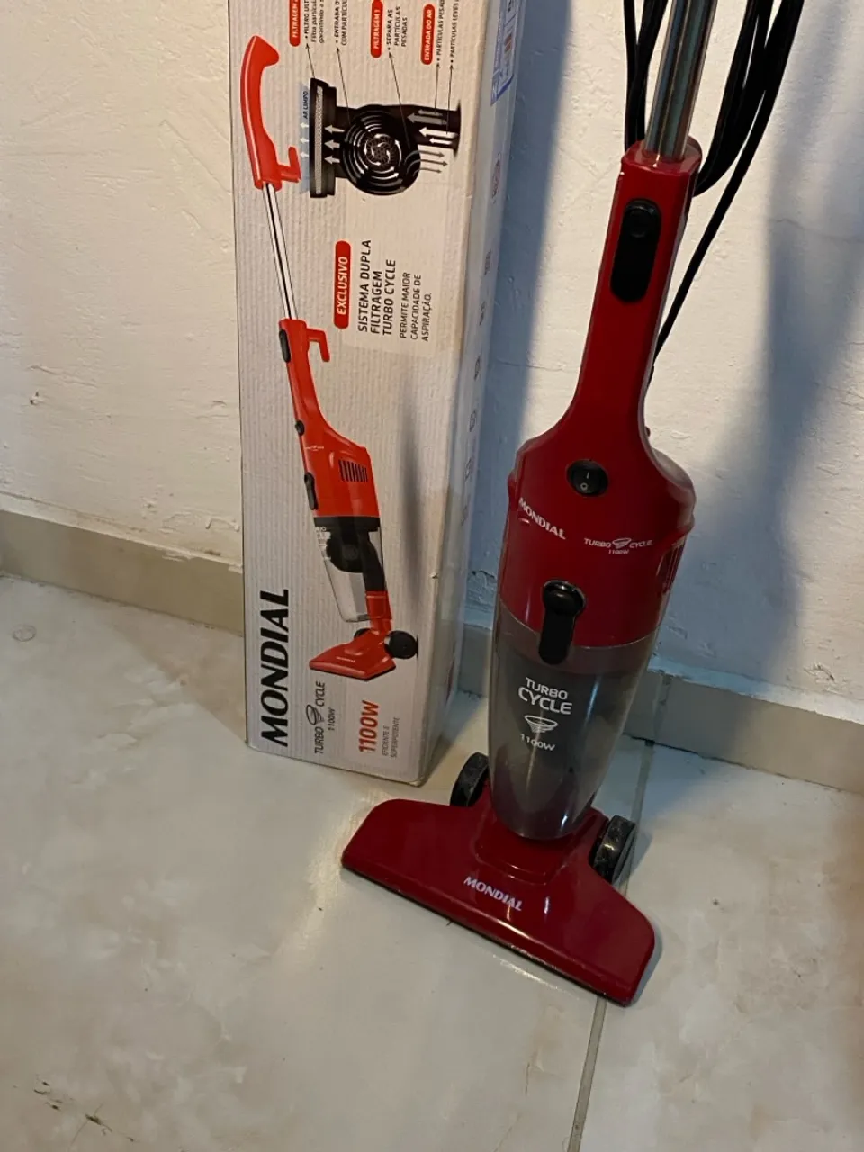 Aspirador de Pó Turbo Cycle Mondial 1100W