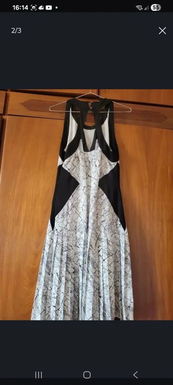 Vestido de seda SHOULDER - Foto 2