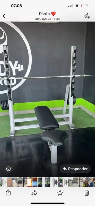 Banco Supino Regulável