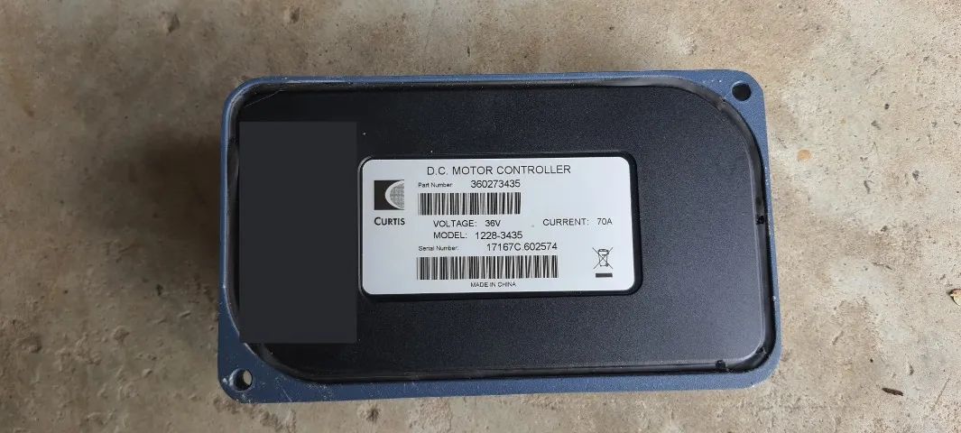  Controlador de Motor DC Tração CURTIS 1228-3435 - 36V 70A - Usado - Foto 2