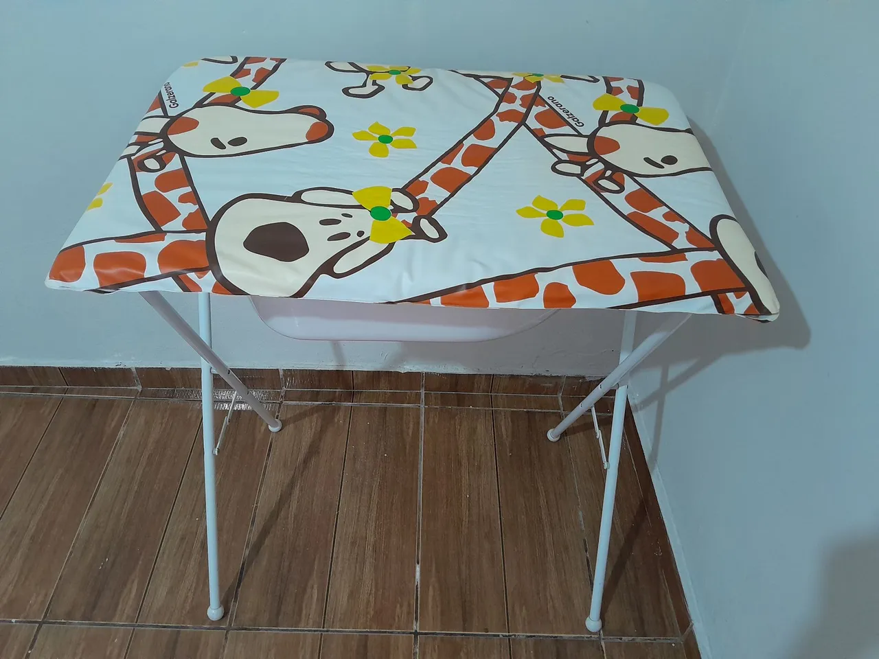 Banheira Galzerano Infantil Dobrável com Estampa de Girafa