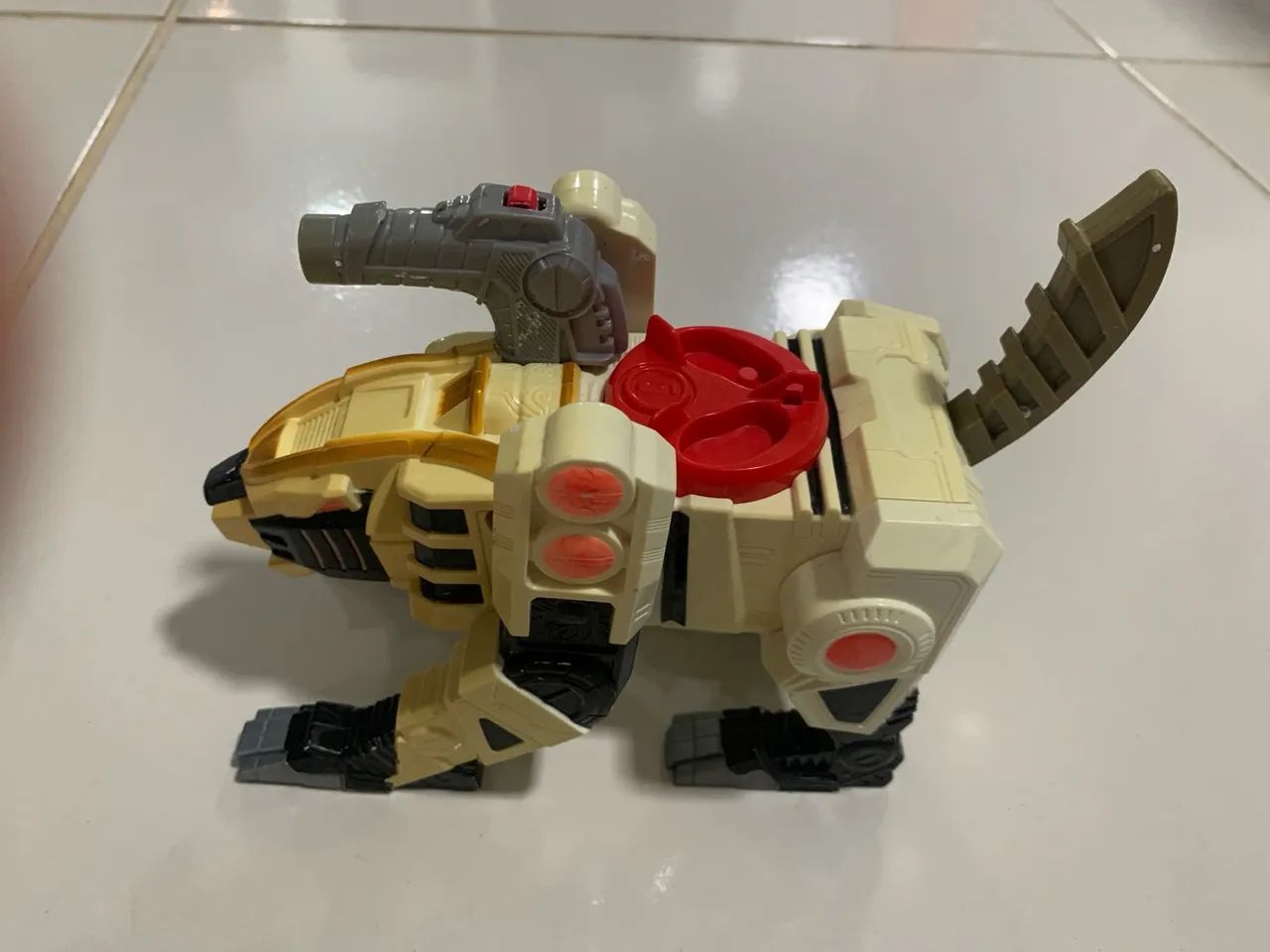 Imaginext Power Ranger Tigre Branco