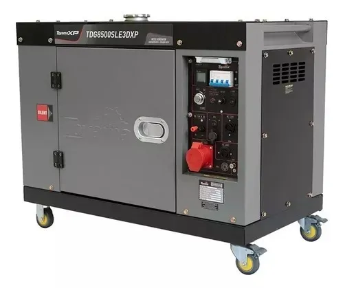 Gerador Cabinado Diesel 13hp Trifasico 220v 7,5kva Toyama