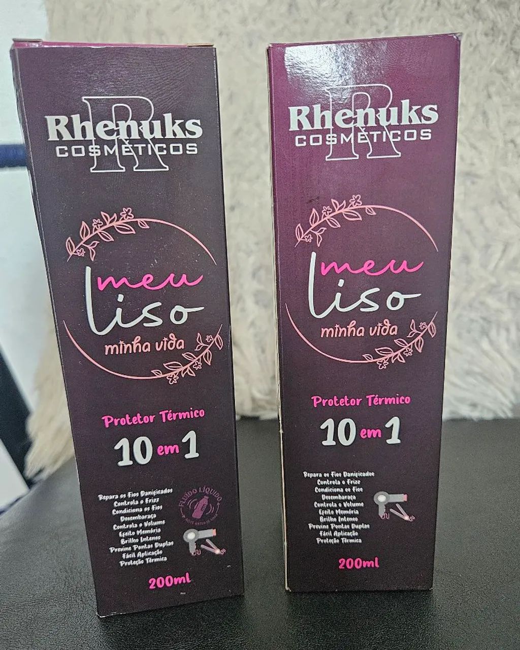 Kit Meu Liso - Protetor Térmico 10 em 1 - Rhenuks