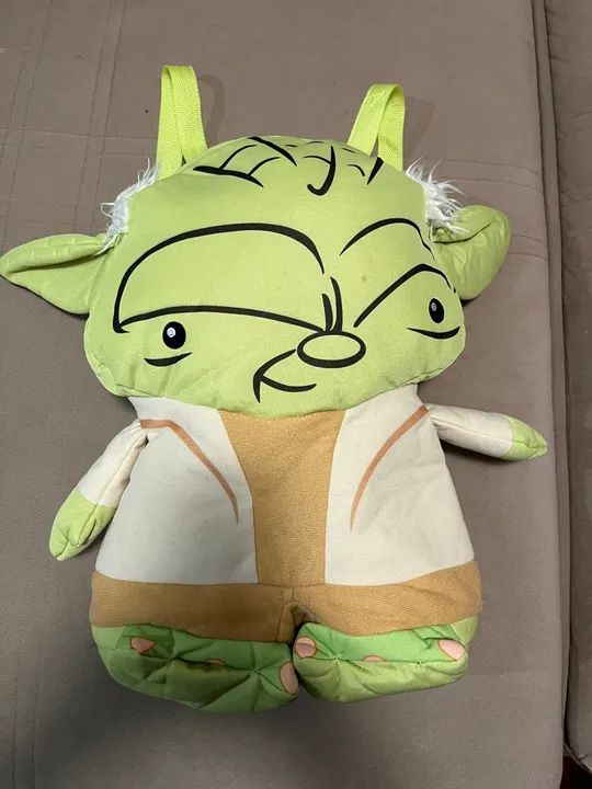 Mochila Pelúcia Yoda Star Wars - Foto 3