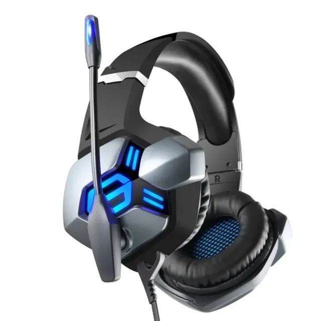 Headset Gamer Knup KPFN600 - Com Fio, LED, Microfone, Compatível com PC, PS4 e Xbox One  - Foto 5