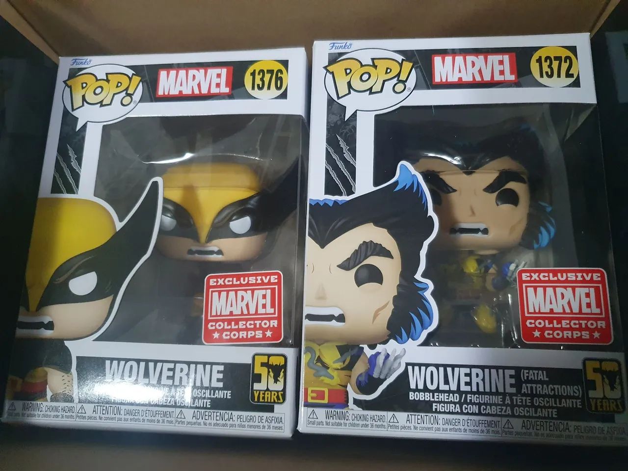 Funko pop caixa Colecionador Marvel Wolverine 50 Anos - Foto 3