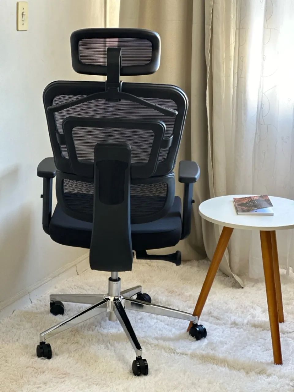 CADEIRA PRESIDENTE ERGOTELA COM TELA MESH MÓVEIS PARA ESCRITÓRIO  - Foto 3