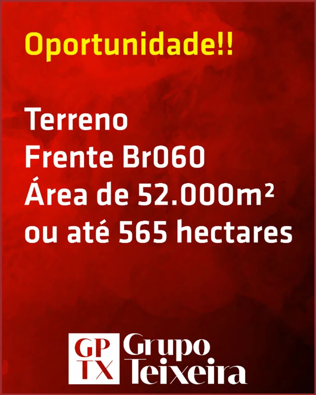 TERRENO - EXCELENTE ÁREA COMERCIAL AS MARGENS DA BR060 EM ALEXÂNIA