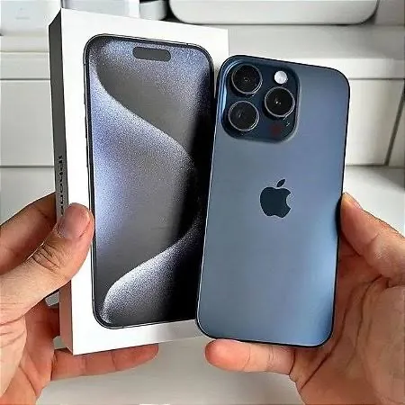 iPhone 15 pro 128 azul - perfeito - lindo