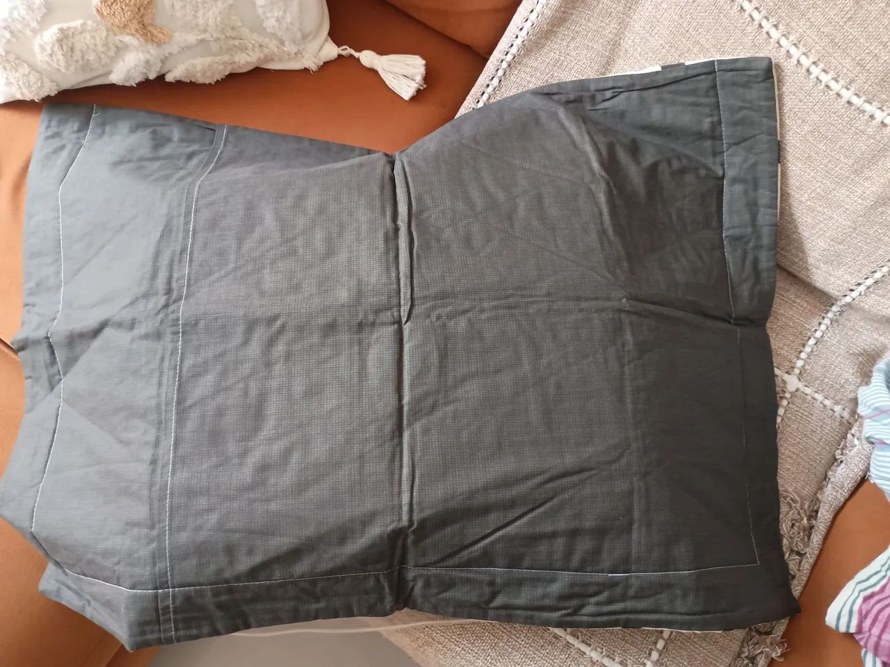 Colcha Karsten 100% ALGODÃO com Porta Travesseiro NOVO - Foto 3