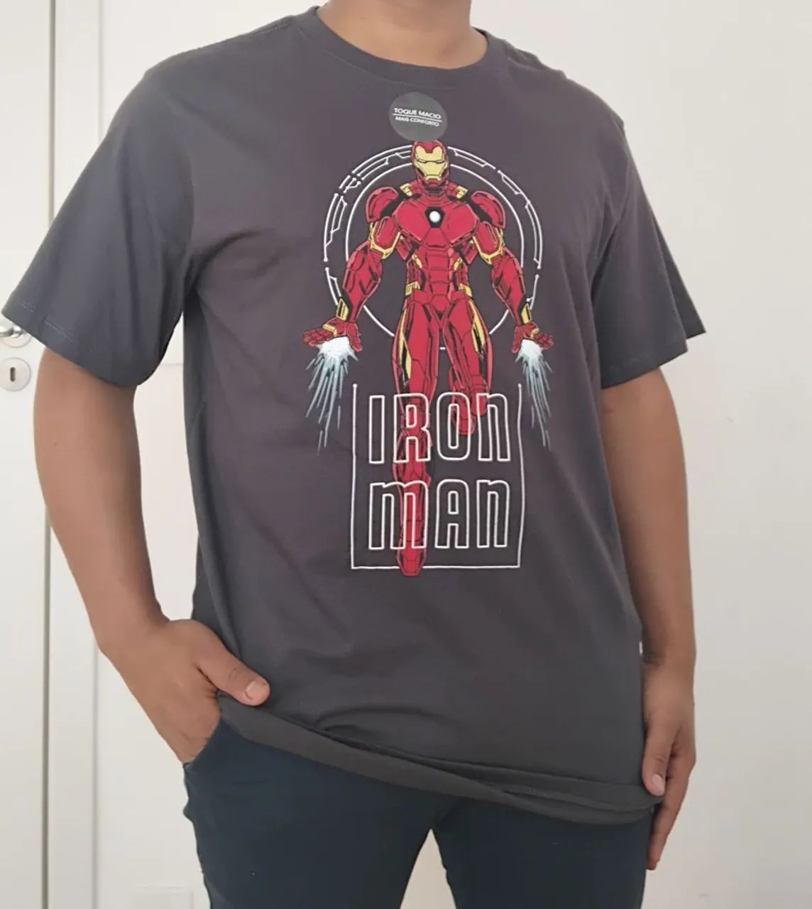 Camiseta Homem de Ferro Marvel- TAM: P, M, G e GG. - Foto 2