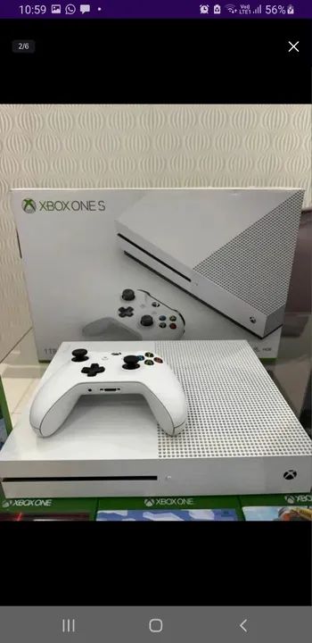 Xbox One S 1TB + Jogos Inclusos - Ótimo Estado!