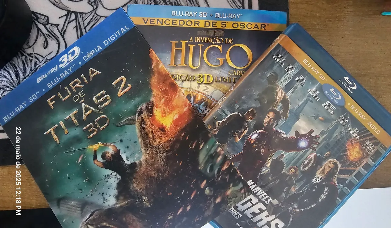 Coleção Blu-ray 3D (3 filmes)