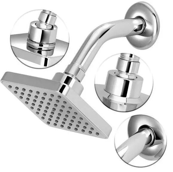 ? Ducha Bari Quadrada Cromada - Nova e Lacrada