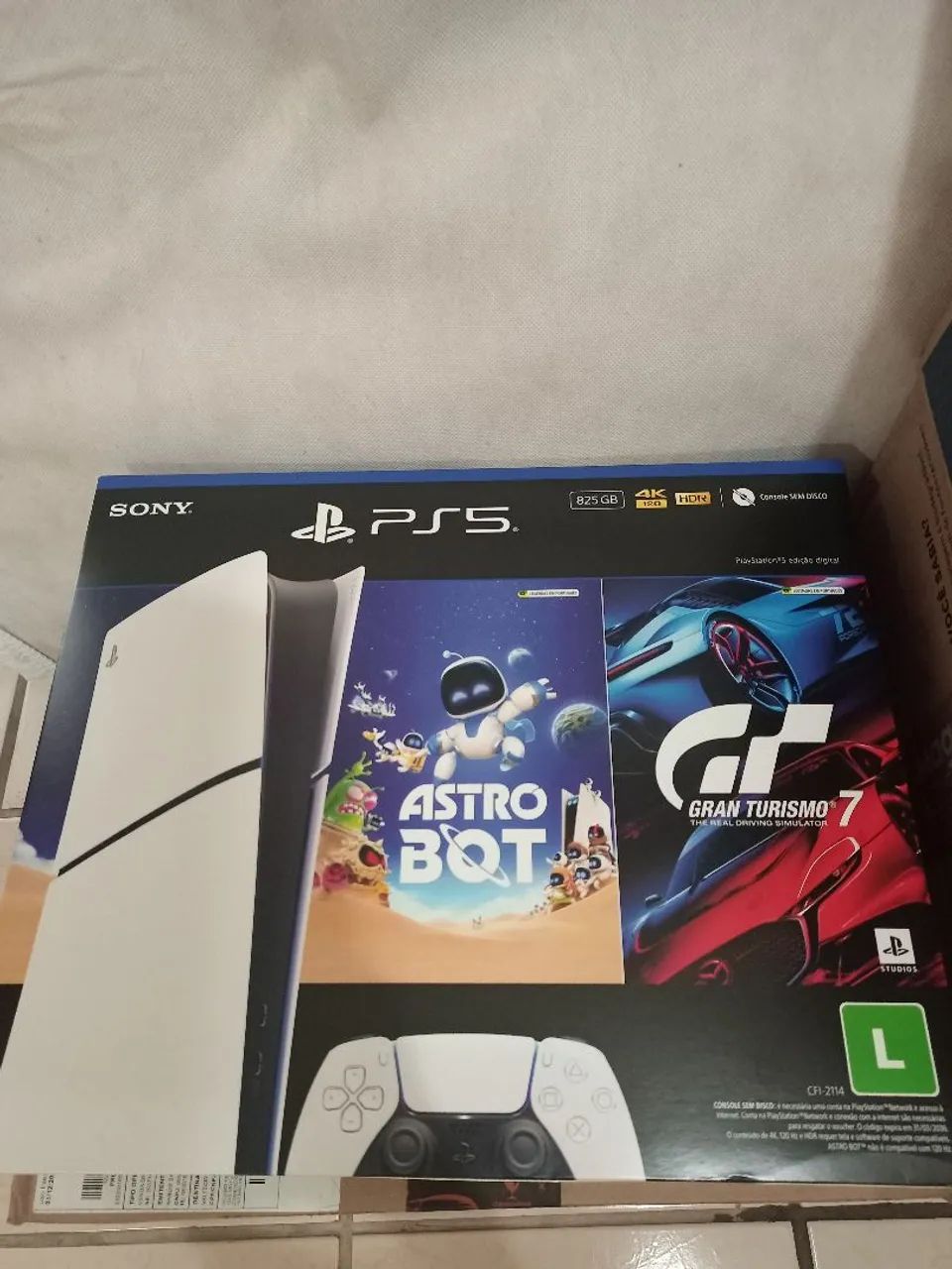 Ps5 slim com jogos lacrado 
