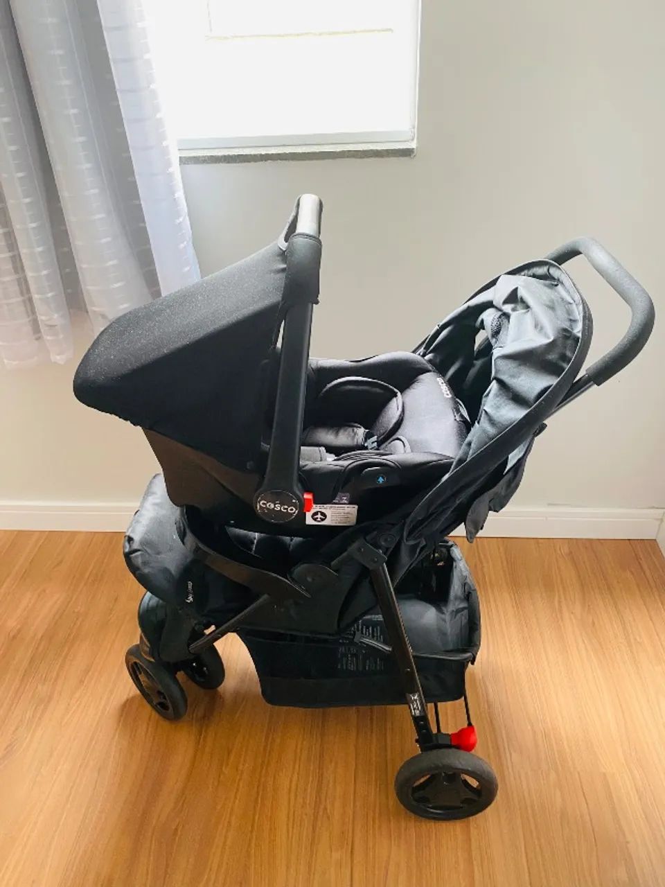 Carrinho+bebê conforto - Foto 2