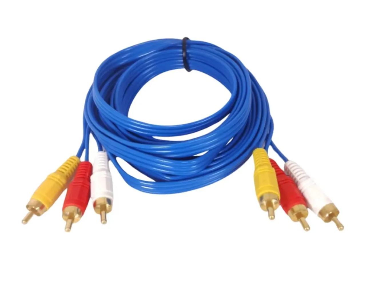 Cabo DVD Rca Audio E Video Av 1.5 Metros 3 rca X 3 rca - Foto 2