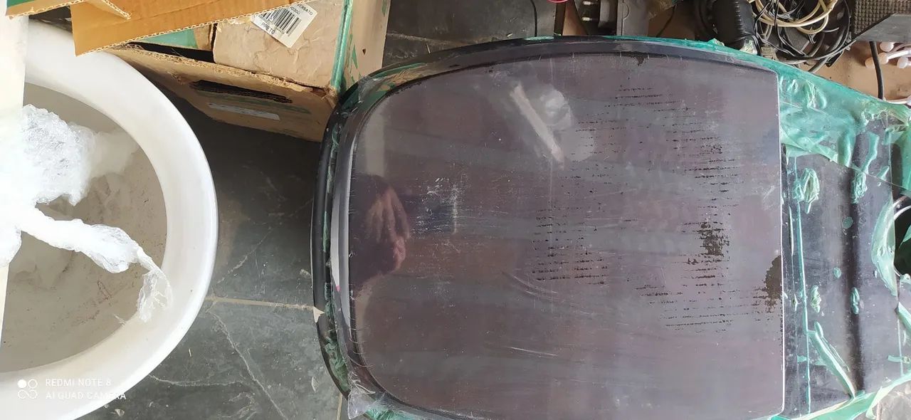 Vaso sanitário com caixa acoplada marca celit fit cor preta novo na caixa incluso assento  - Foto 6