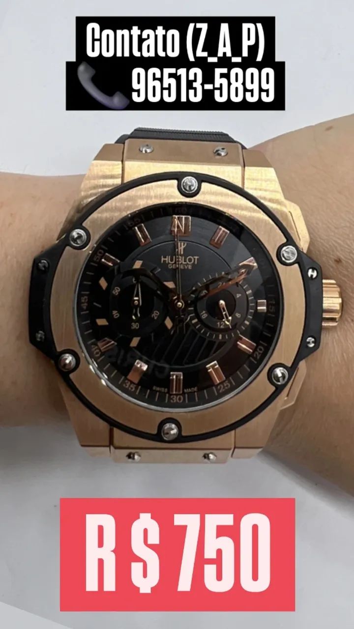 Relógio HUBLOT BIG BANG KING FUNCIONAL  - ENTREGAMOS  - Foto 3