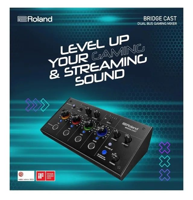 Roland Bridge Cast Mixer para Gamers e Streamers NOVO