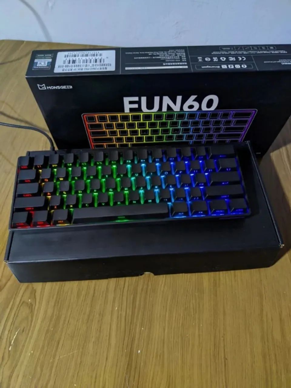 Teclado Magnético Akko Monsgeek 8000Hz FUN60 PRO 8k Switch Mag US - Foto 6