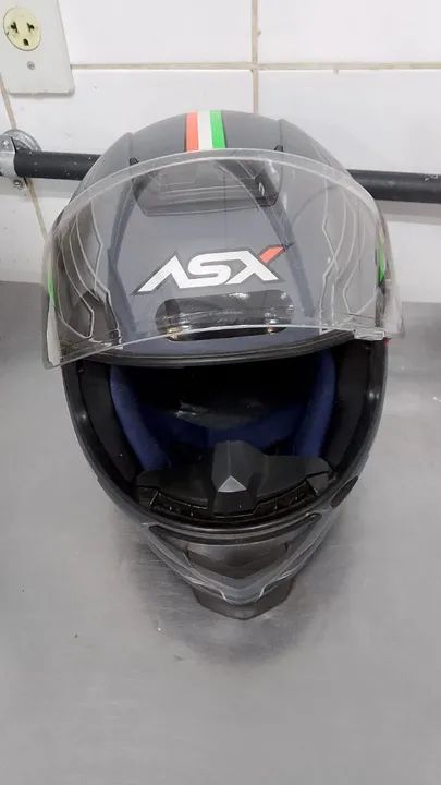 Capacete ASV Moto - Preto