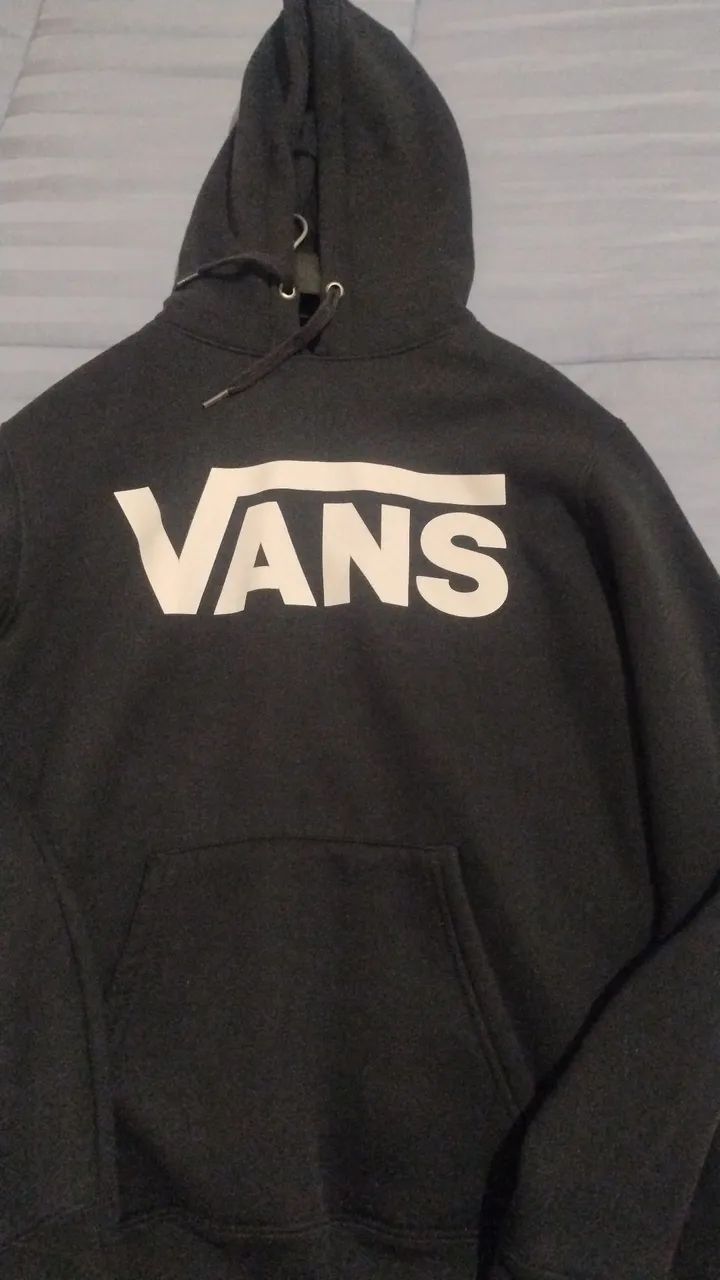 Casaco de Moletom Vans Preto - Foto 3