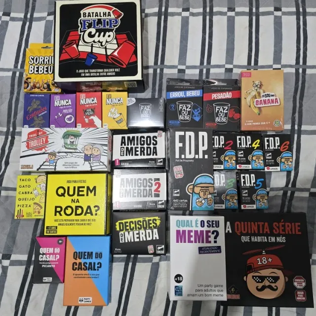 Coleção de Party Games / Pocket Games (jogos para festas, amigos e família)