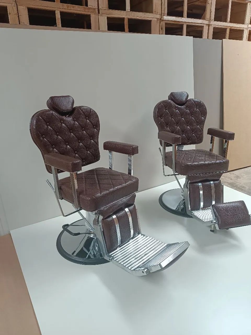 Cadeira hidráulica titã para barbearia 