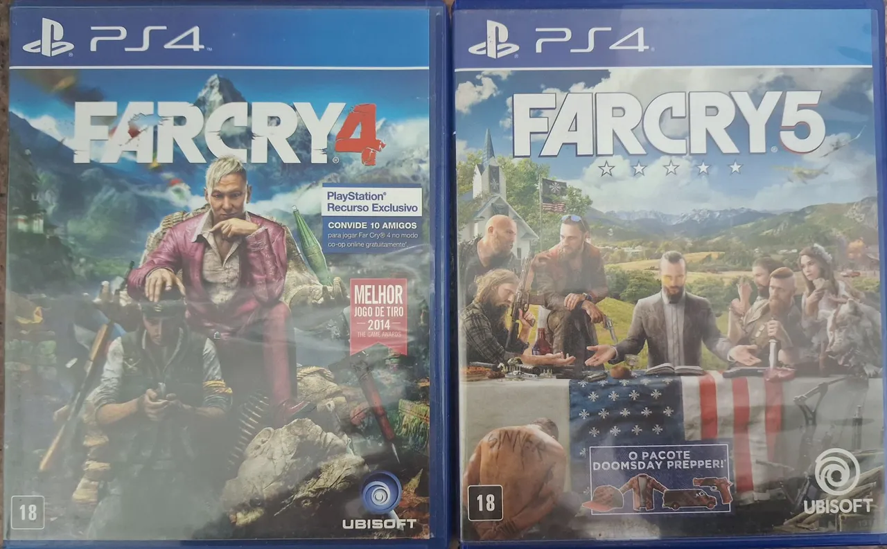 Far Cry 4 e Far Cry 5 - PS4