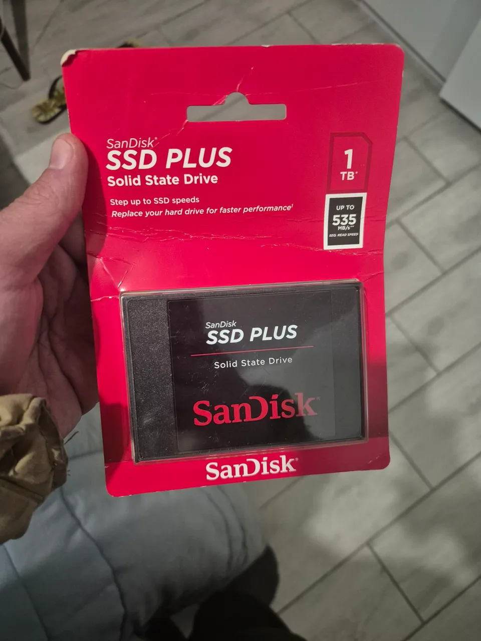 SSD Sandisk Plus 1TB - 535MB/s