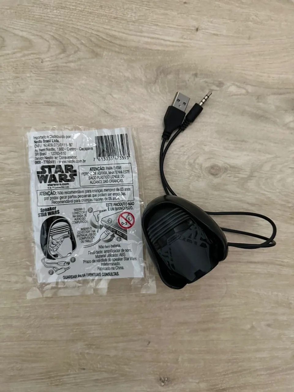 Caixa de som USB/PC Kylo Ren Star Wars - Nestlé