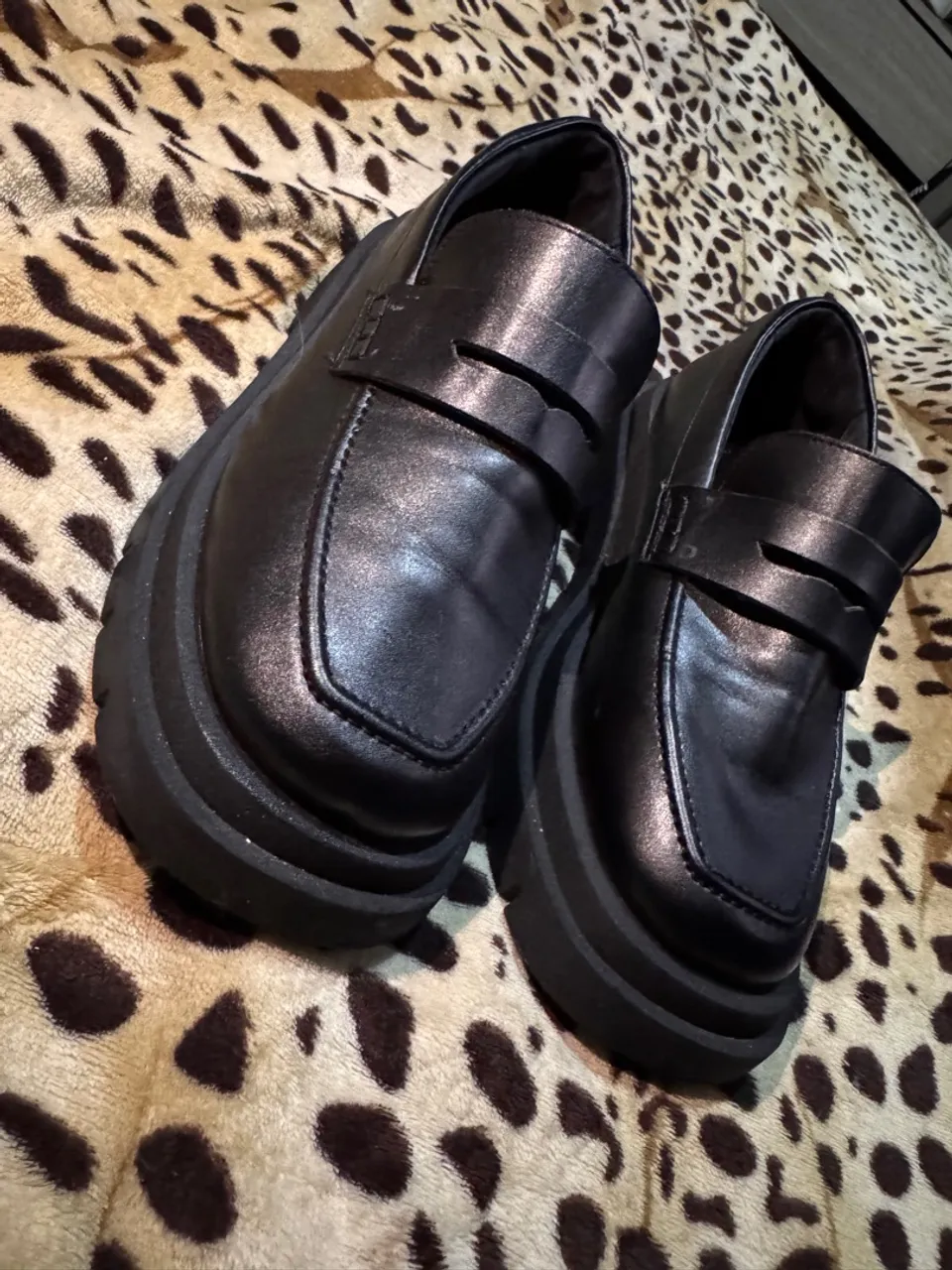 Sapato Masculino 39 Loafer Tratorado Preto
