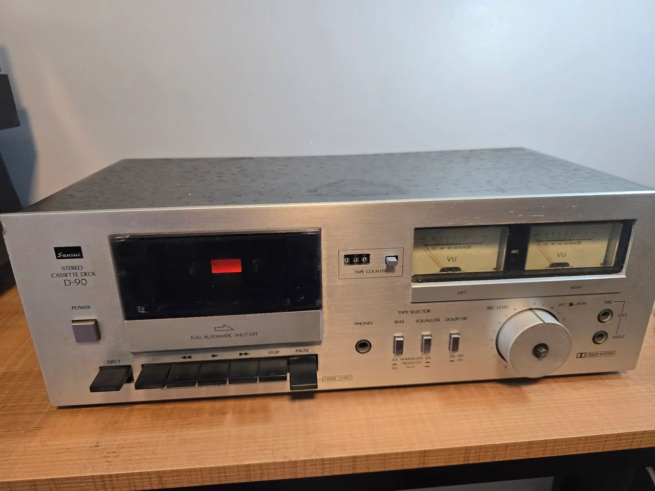 Sansui Deck D-90 Defeito Leia