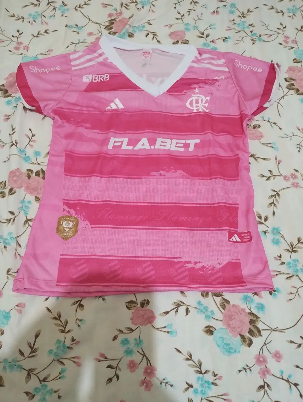 Camisa Flamengo Feminina Rosa