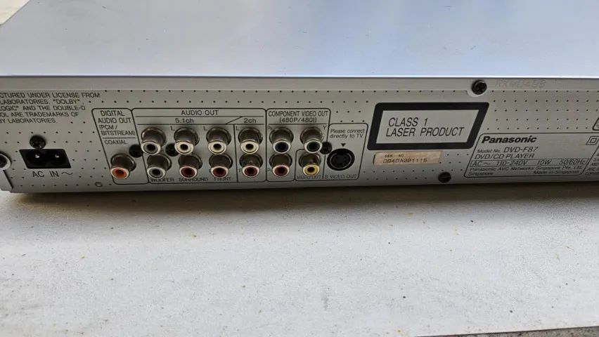 DVD Panasonic F87 05 discos - Foto 5