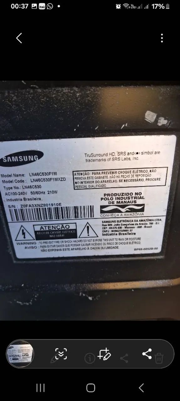 Televisores 64396662001537122