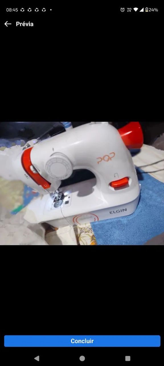 Máquina de costura Elgin Pop costura jeans 