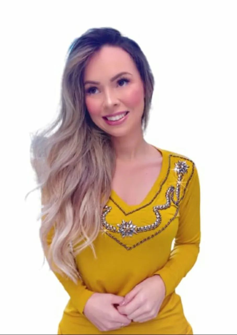 Blusa  feminina em pedrarias  - Foto 3