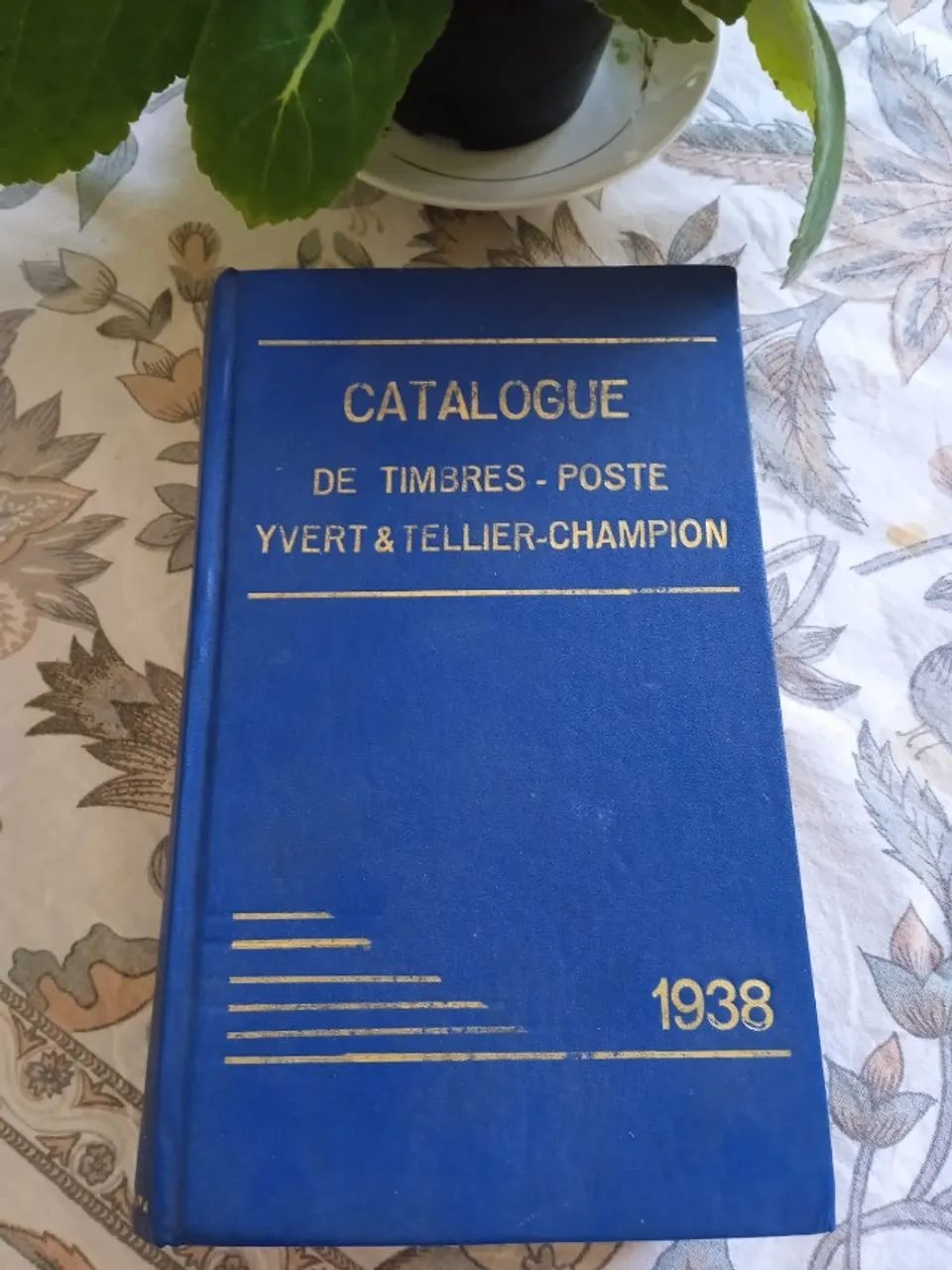 Catalogo de selos Yvert &Tellier Champion 1938