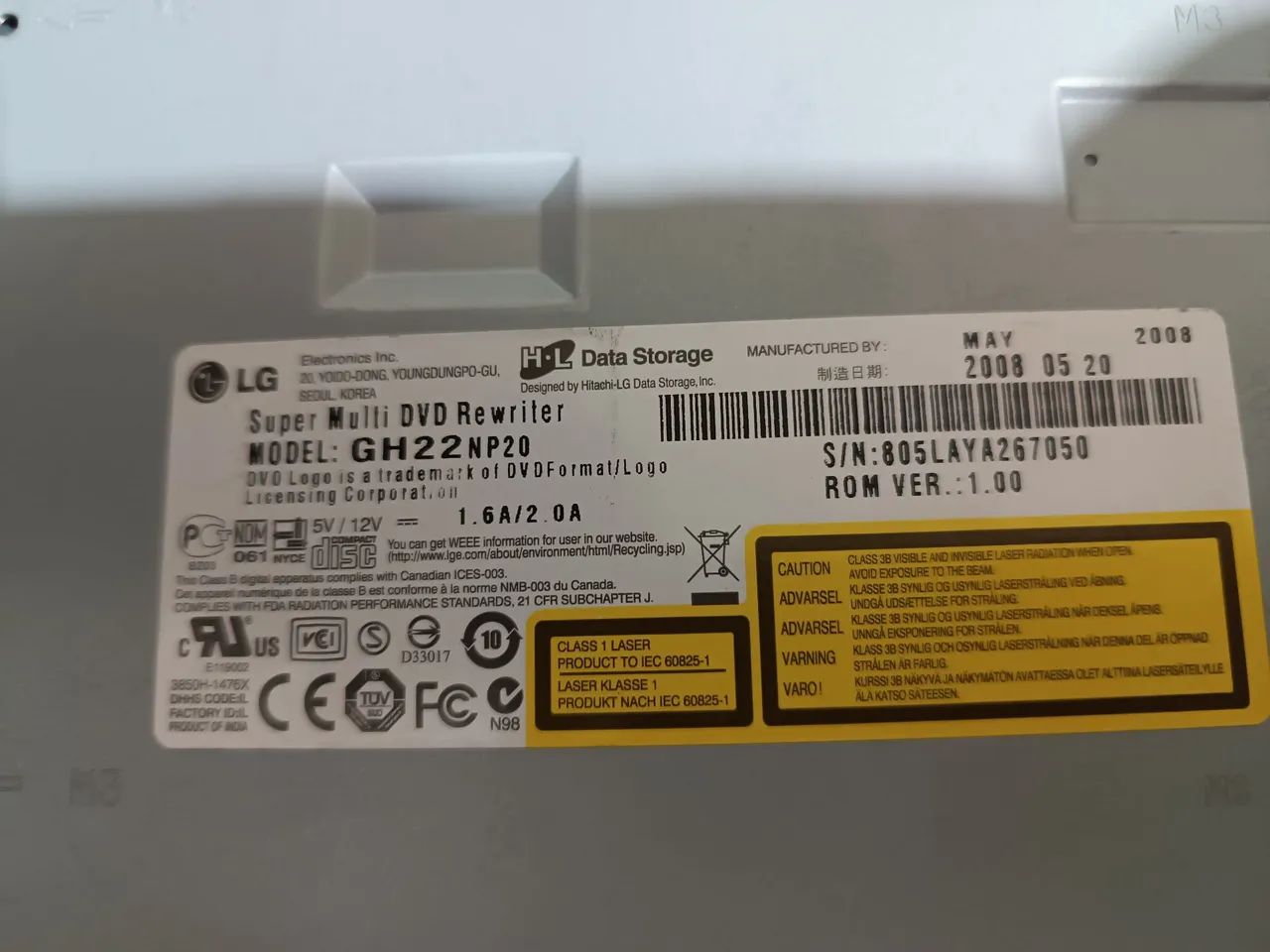 Super multi dvd rewriter GH 22 np20 - Foto 2