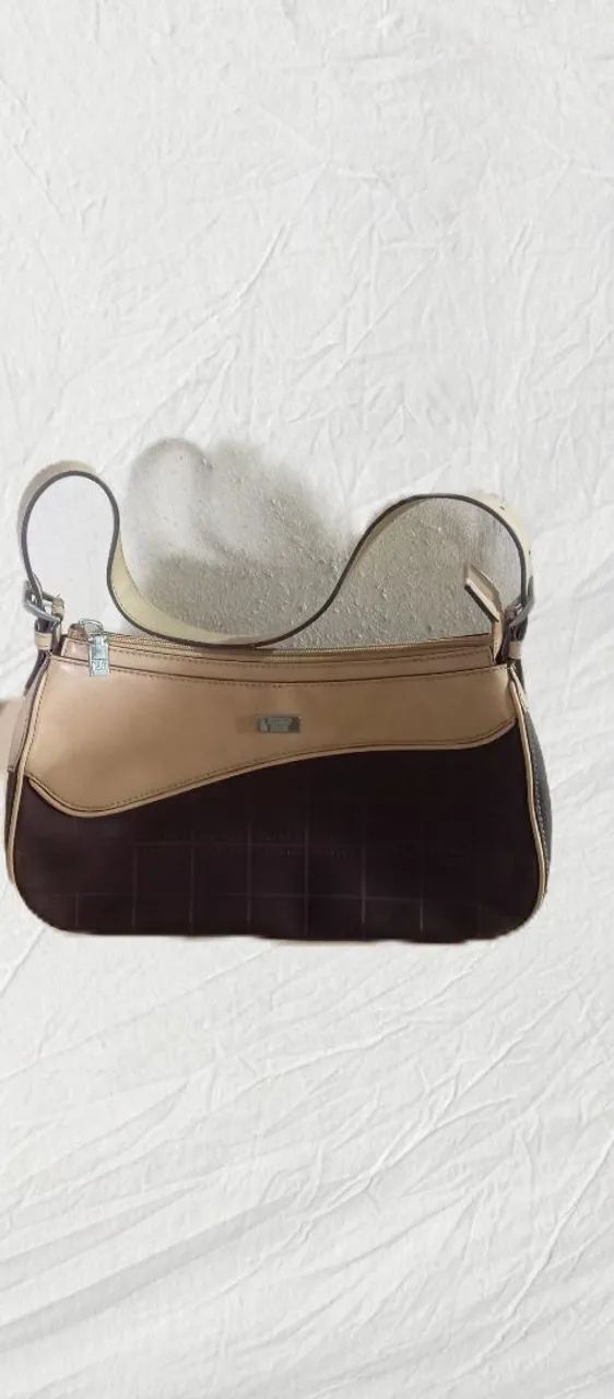 Vendo Bolsa Couro Caramelo e Marron.